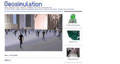 Desktop Screenshot of geosimulation.org