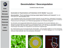 Tablet Screenshot of geosimulation.de